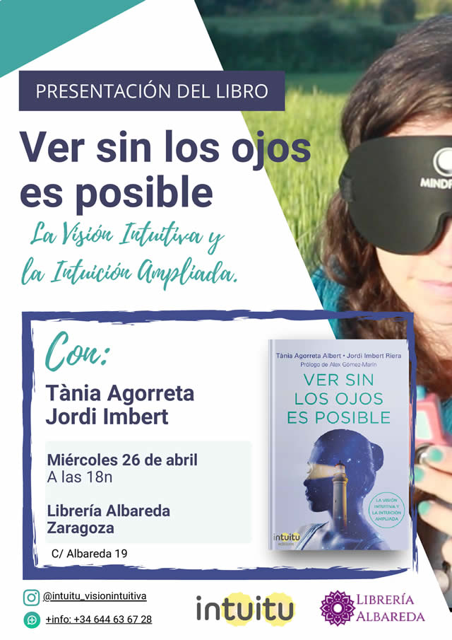 Presentación de 'Vivir sin los ojos es posible de Tània Agorreta y Jordi Imbert